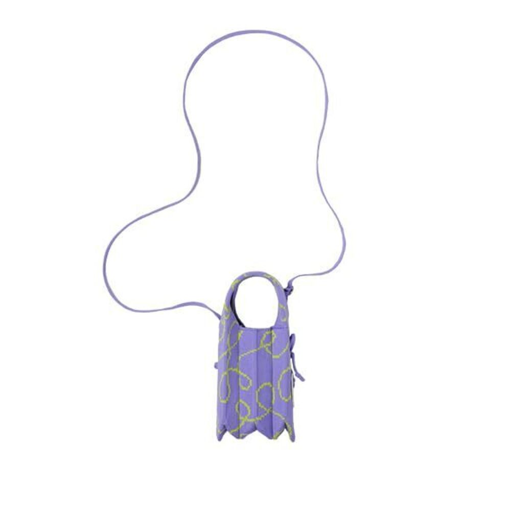 9127 Lucky Pleats Bag Patten — Mini Cross Purple Twist | Sustainable